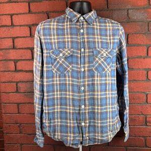 Jachs‎ Shirt Mens Medium Plaid Flannel Button Down